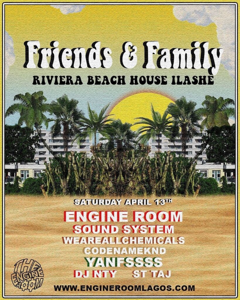 Friends & Family Beach Party April 2024 – Events in Lagos on NiteOut